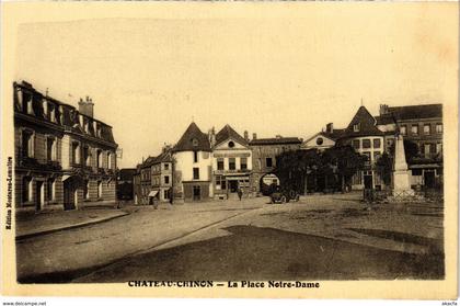 CPA CHATEAU-CHINON La Place N.-D. Nievre (100138)