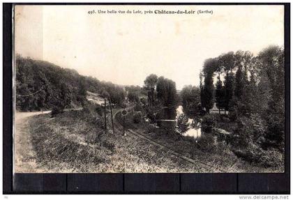 72 - Une Belle Vue du Loir, près Chateau-du-Loir (Sarthe)