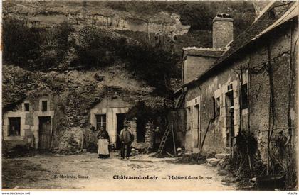 CPA CHATEAU-du-LOIR Maisons dans le Roc (868882)