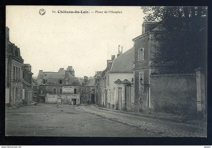 cpa du 72 Château du Loir -- place de l' Hospice JIP90ter