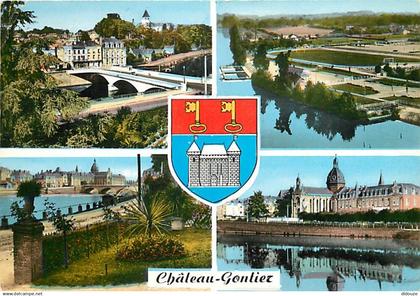 53 - Château-Gontier - Multivues - Blasons - CPM - Voir Scans Recto-Verso