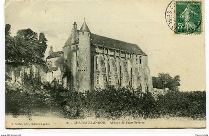 CPA - Carte Postale - France - Château Landon - Abbaye de Saint Séverin - 1907 (I10323)