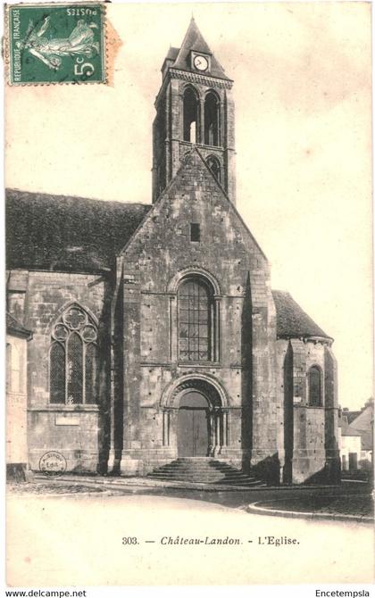 CPA-Carte Postale  France-Château-Landon l'église VM53905ok