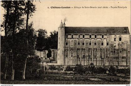 CPA CHATEAU-LANDON - Abbaye de St-Severin (XIII siecle) - Facade... (249280)