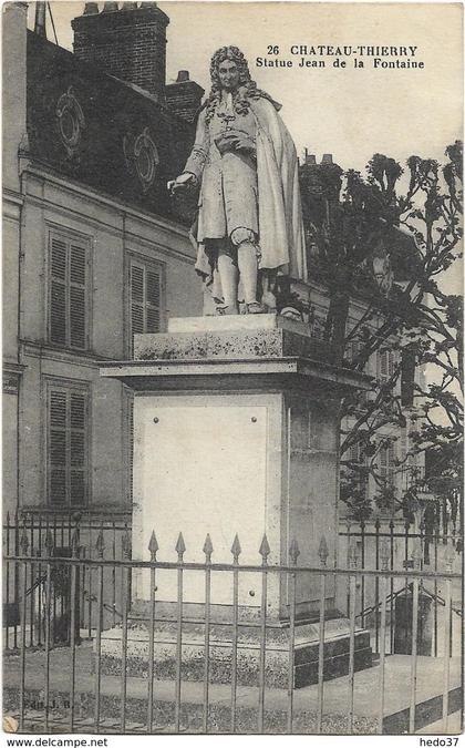 Château-Thierry - Statue Jean de la Fontaine