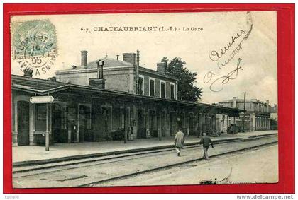 B - 44 - CHATEAUBRIANT - la gare