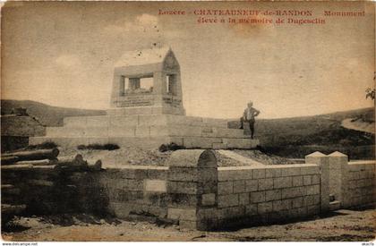 CPA CHATEAUNEUF-de-RANDON - Monument eleve a la memoire de Duguesclin (638257)