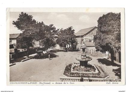 CHATEAUNEUF LA FORET (87) avenue de la Gare