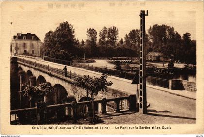 CPA Chateauneuf-sur-Sarthe Le Pont (1180555)