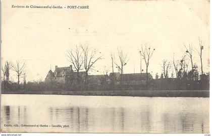 CPA Environs de Châteauneuf-sur-Sarthe Port-l'Abbé