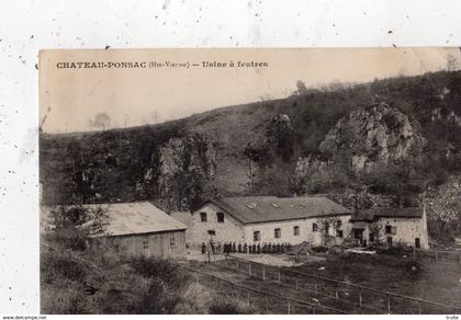 CHATEAUPONSAC USINE A FEUTRES