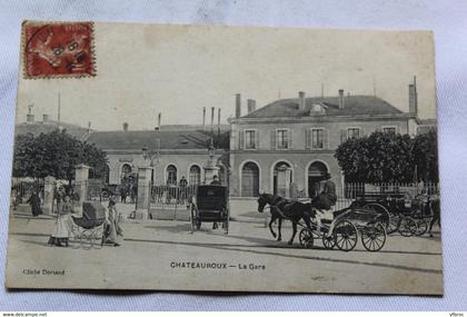 Châteauroux, la gare, Indre 36