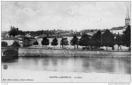 CHATEL-sur-MOSELLE : (88) Le quai