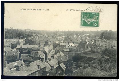 cpa du 22 Chatelaudren -- vue générale -- Souvenir de Bretagne   OCT26