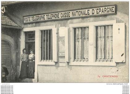 CHATENOIS LES FORGES POSTE TELEGRAPHE CAISSE NATIONALE D'EPARGNE  EDITION BARBIER BOURQUIN ref1