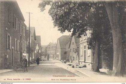 CPA Chatenois Rue du Maréchal Foch