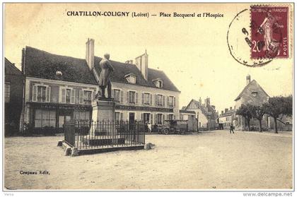 Carte Postale Ancienne de CHATILLON COLIGNY