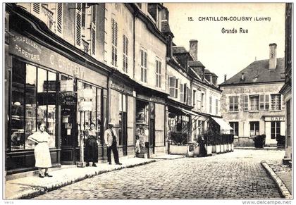 Carte Postale Ancienne de CHATILLON COLIGNY