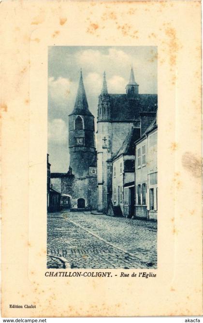 CPA CHATILLON-COLIGNY - Rue de l'Église (228523)