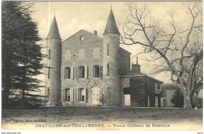 Carte Postale Ancienne de CHATILLON SUR CHALARONNE-vieux château de Bissieux