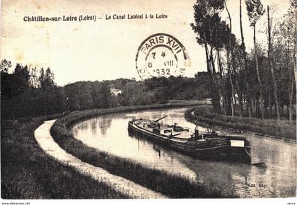 Carte postale ancienne de CHATILLON SUR LOIRE