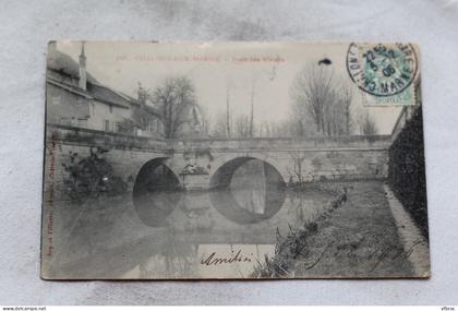 Cpa 1906, Chalons sur Marne, pont des Viviers, Marne 51