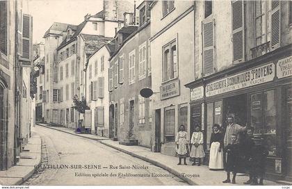 CPA Chatillon-sur-Seine Rue Saint-Nicolas