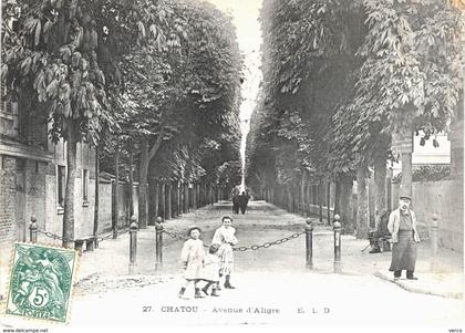 Carte Postale ANCIENNE de  CHATOU - Avenue d'Aligre