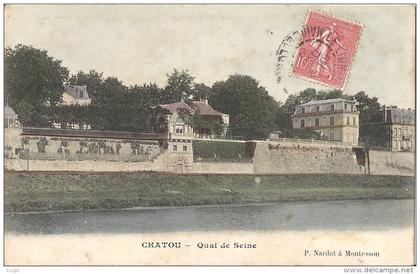 CPA Chatou - Quai de Seine