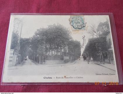 CPA - Chatou - Rue de Vaucelles et Chalets