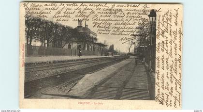 Dép 78 - Chemins de fer - Gares - Chatou - La gare - état