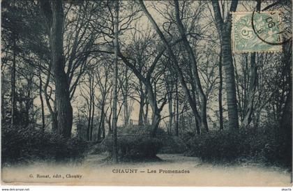 CPA Chauny Les Promenades FRANCE (1051852)