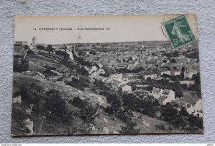 Cpa 1913, Chauvigny, vue panoramique, Vienne 86