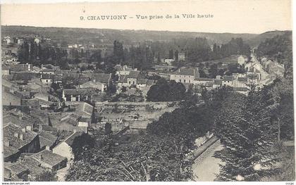 CPA Chauvigny Vue prise de la Ville Haute