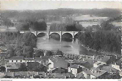 CPSM Chauvigny Le Viaduc et la Vienne