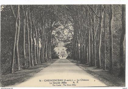 Chenonceaux - Le Château - La Grande Allée