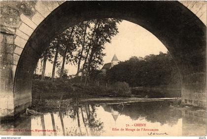 CPA Cheny - Effet de Mirage de l'Armancon FRANCE (960673)