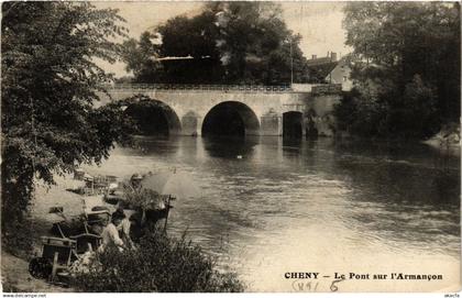 CPA CHENY - Le Pont sur l'ARMANCON (357919)