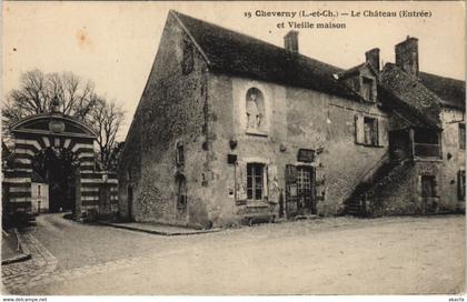 CPA CHEVERNY - Le Chateau (Entrée) et Vieille maison (128021)