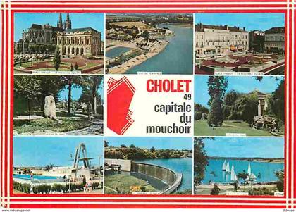 49 - Cholet - Capitale du Mouchoir - Multivues - Flamme Postale de Cholet - CPM - Voir Scans Recto-Verso