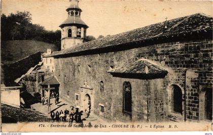 CPA St-JEAN-de-LUZ - CIBOURE - L'Église (163356)