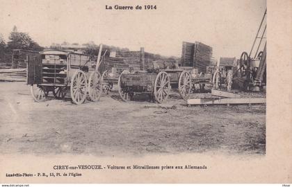 CIREY SUR VEZOUZE(VOITURE ET MITRAILLEUSE ALLEMAND)