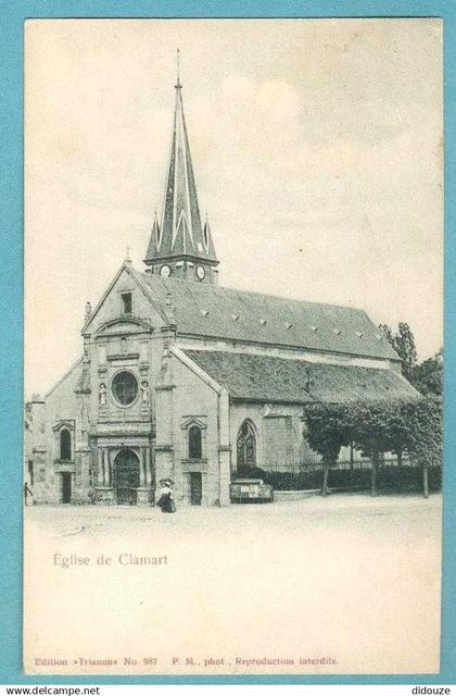 92 - Clamart - L'Eglise - Ecrite en 1900