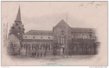 Calvados :  CLECY , Clécy :  vue,  l église