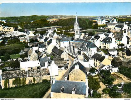 cléden cap sizun * vue générale aérienne sur le village