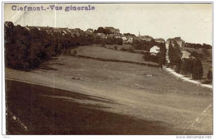 CARTE POSTALE ANCIENNE DE CLEFMONT - VUE GENERALE