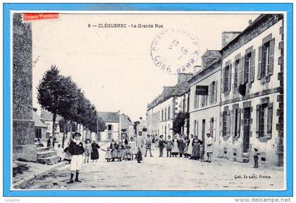 56 - CLEGUEREC --  La grande Rue