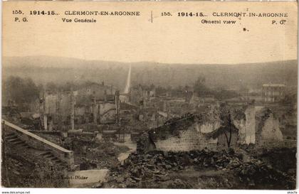 CPA Militaire Clermont-en-Argonne - Vue Générale (91852)