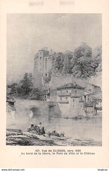 CLISSON    CLISSON EN 1830   LITHOGRAPHIE