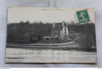 Cpa 1913, Cloyes, l'Hermitage, Eure et Loir 28